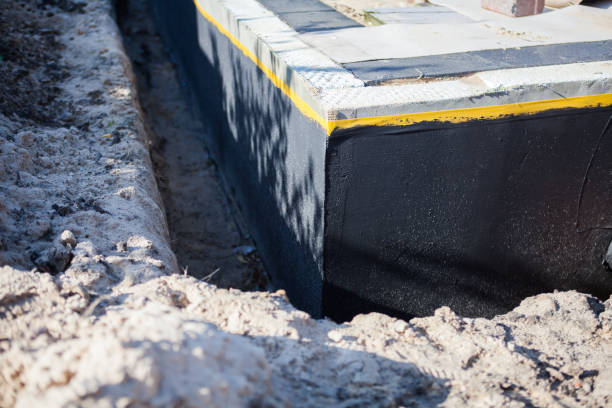 Residential Vapor Barrier Installation installation at a Avon, NY home by SJ Waterproofing Pros